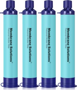 Replacement membrane solution water filters set of four cartridges